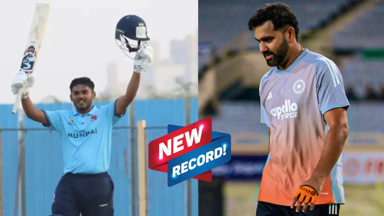 আয়ুষ মহাত্রে রোহিত শর্মার রেকর্ড ভাঙলেন