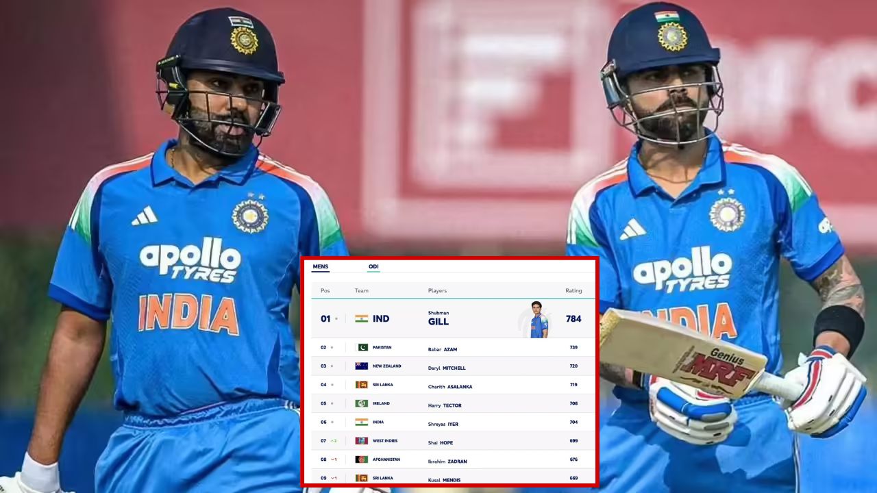 ICC র‍্যাঙ্কিংয়ে রোহিত কোহলির রাজত্ব