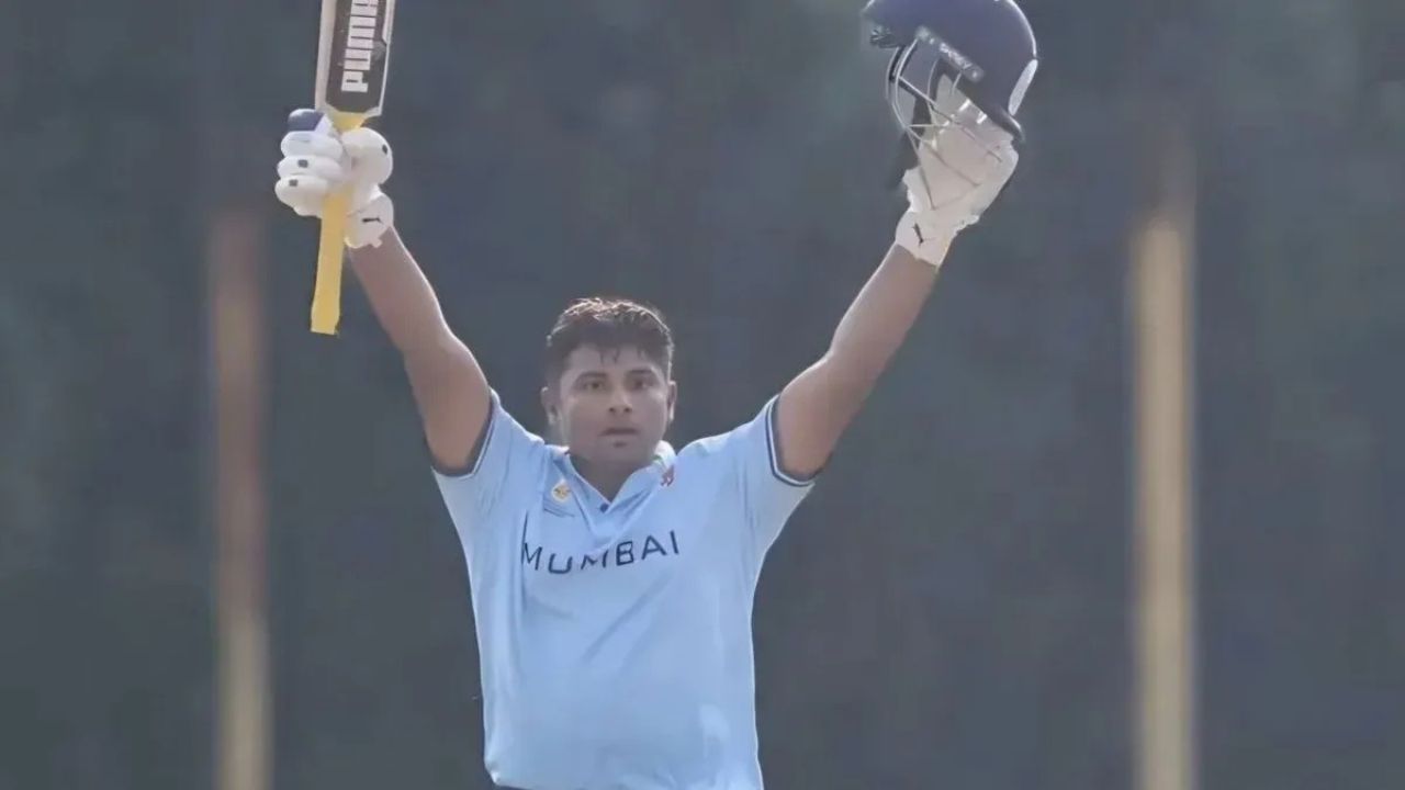 সরফরাজ খান ১৫ বলে অর্ধশতক রেকর্ড