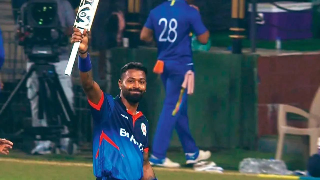 হার্দিক পাণ্ডিয়া বিজয় হাজারে শতক