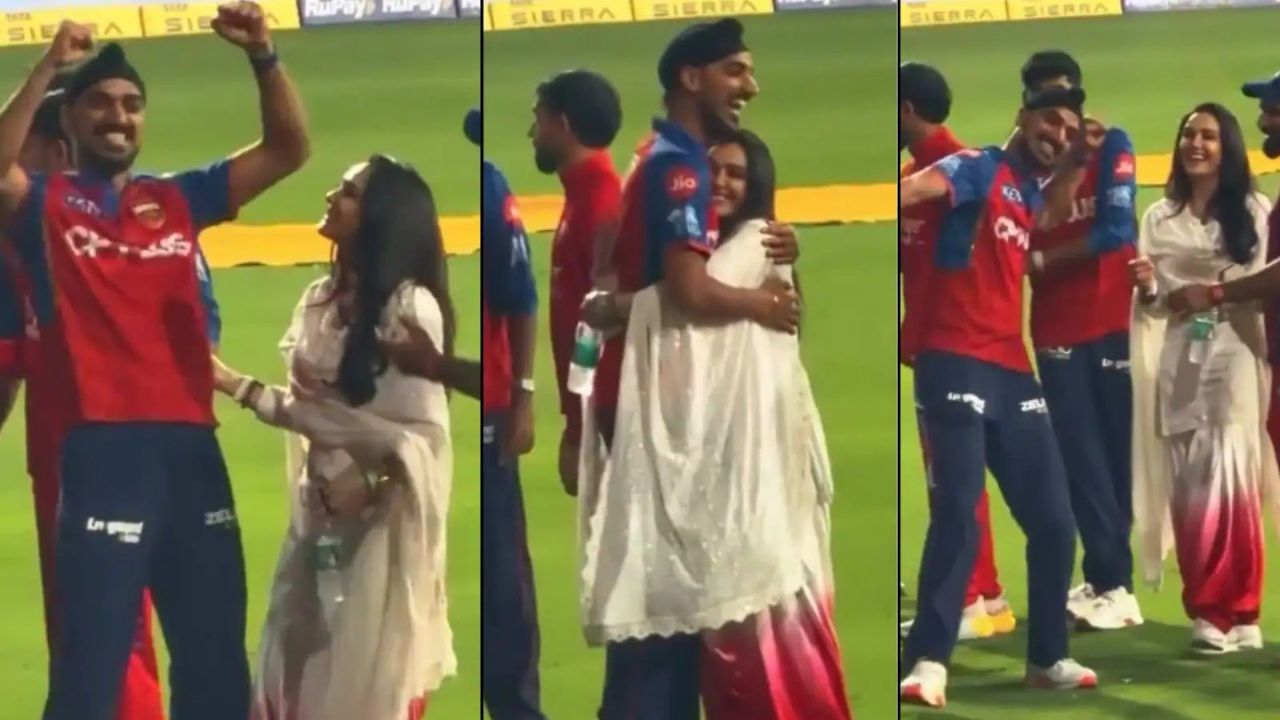 প্রীতি জিন্টা অর্শদীপকে জড়িয়ে ধরলেন