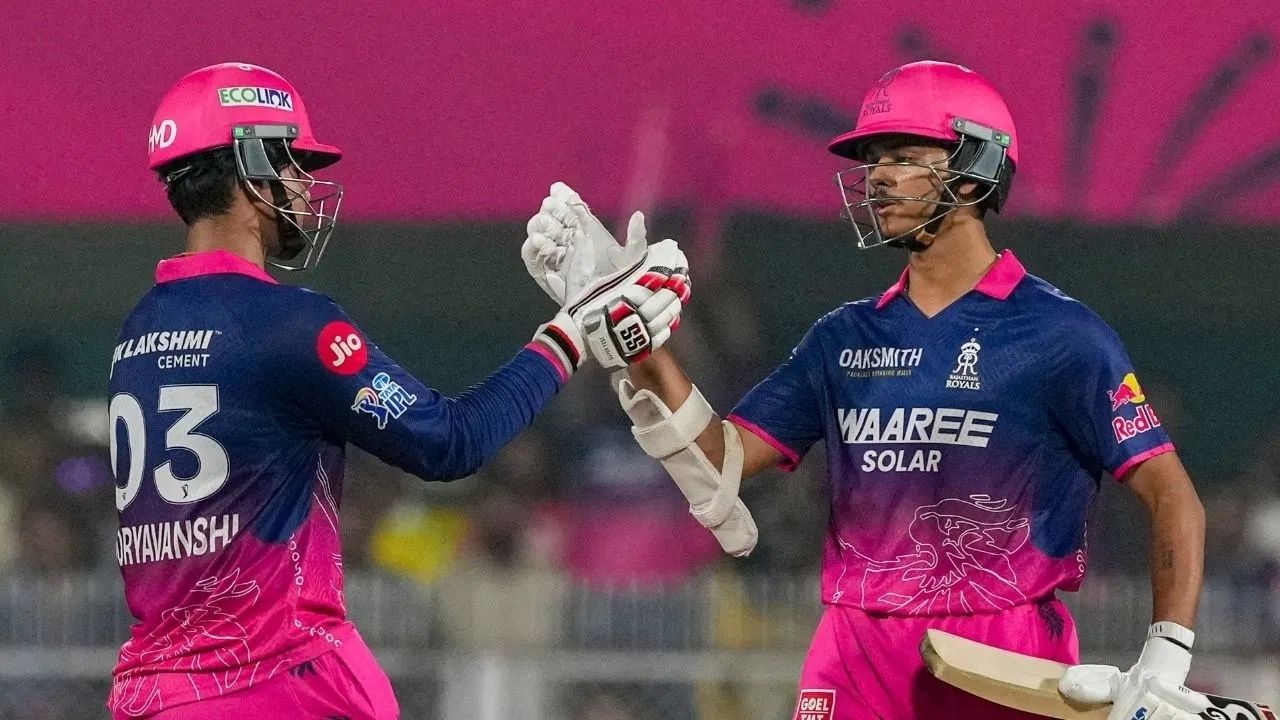 যশস্বী বৈভব ওপেনিং জুটি রেকর্ড