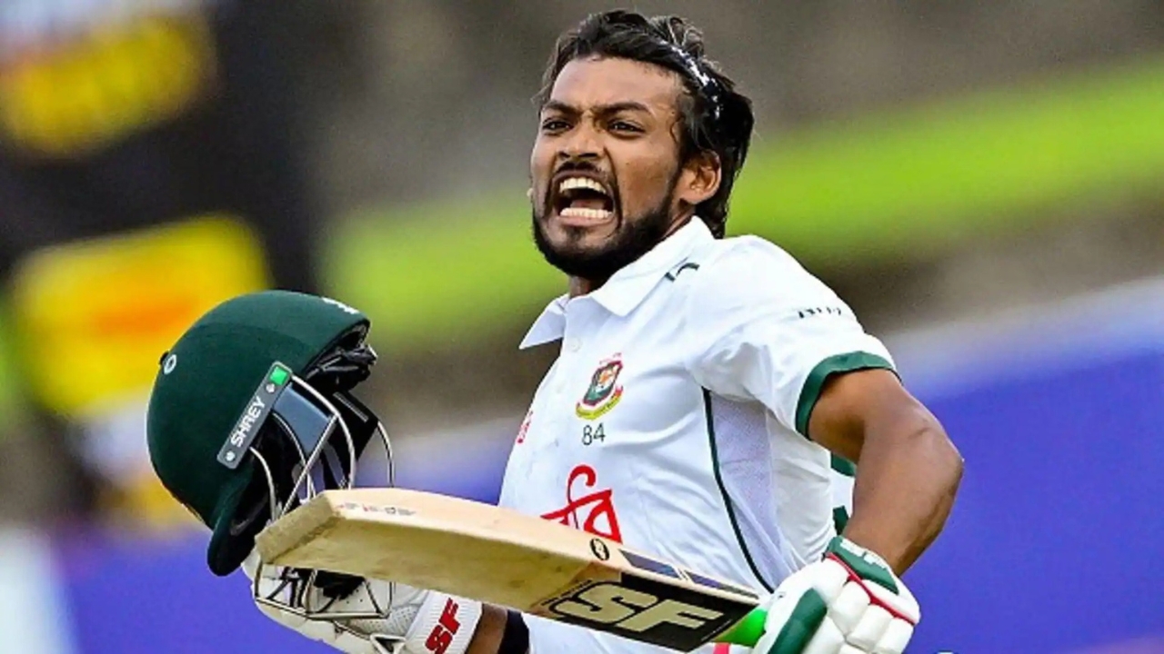 নাজমুল হোসেন শান্ত টেস্ট শতরান
