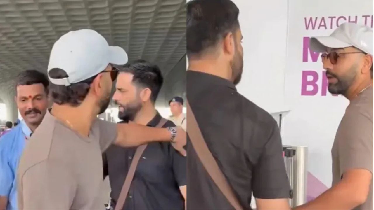 রোহিত শর্মা এয়ারপোর্ট ভাইরাল ভিডিও ফ্যানের সঙ্গে ছবি